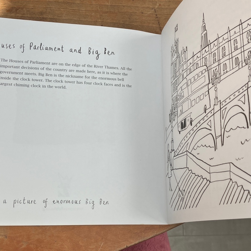 London Colouring Book by Nina Cosford softcover - Picture 4 of 10